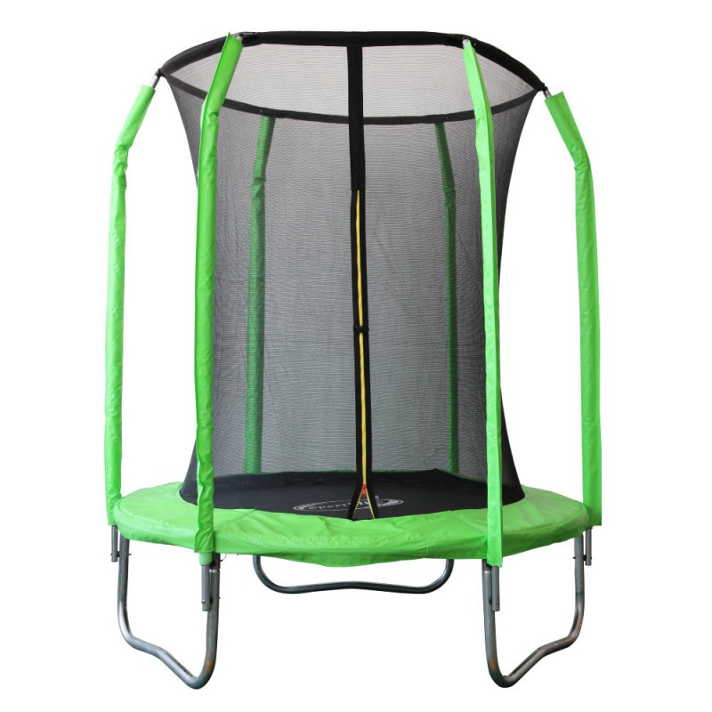 Батут SportElite 1,83м GB30201-6 FT, фиберглас, с защитной сеткой внутрь, салатовый Батут SportElite 1,83м GB30201-6 FT, фиберглас, с защитной сеткой внутрь, салатовый