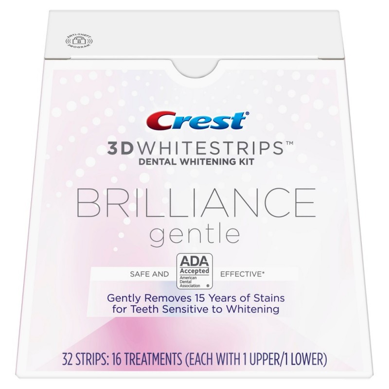 CREST 3D WHITESTRIPS BRILLIANCE GENTLE