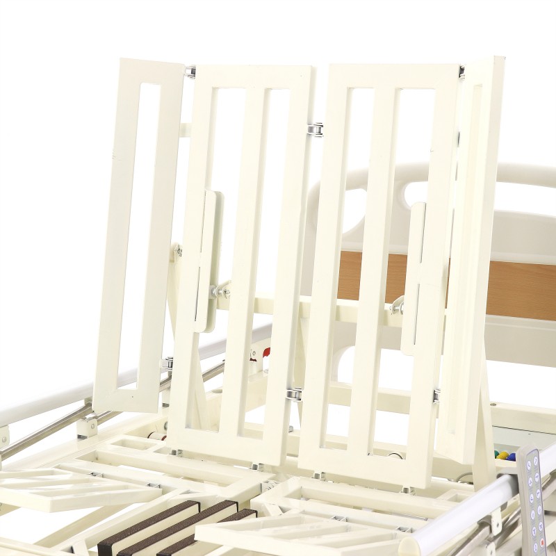 Кровать электрическая Med-Mos DB-11А (МЕ-5218Н-12)  с боковым переворачиванием, туалетным устройством и функцией «кардиокресло» и регулировкой высоты