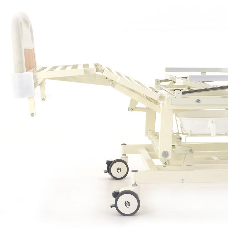 Кровать электрическая Med-Mos DB-11А (МЕ-5218Н-12)  с боковым переворачиванием, туалетным устройством и функцией «кардиокресло» и регулировкой высоты