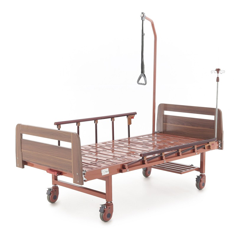 Кровать механическая Med-Mos Е-17В (ЛДСП коричневый) Кровать механическая Med-Mos Е-17В (ЛДСП коричневый)