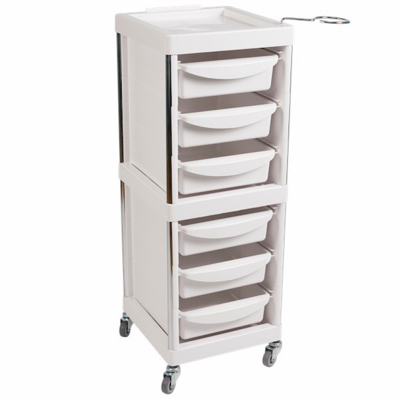 Тележка парикмахерская Procolors ГРАНД белого цвета Тележка парикмахерская Procolors ГРАНД белого цвета